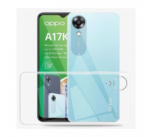 Чохол до мобільного телефона BeCover Oppo A17k 4G Transparancy (709301) Чохол до мобільного телефона BeCover Oppo A17k 4G Transparancy (709301)