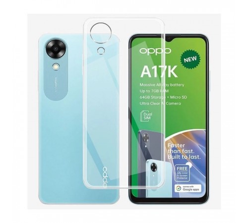 Чохол до мобільного телефона BeCover Oppo A17k 4G Transparancy (709301) Чохол до мобільного телефона BeCover Oppo A17k 4G Transparancy (709301)