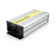 Автомобильный инвертор 12V/220V 1500W чистая синусоида, 2xShuko, 1xUSB Ritar (RSC-1500)