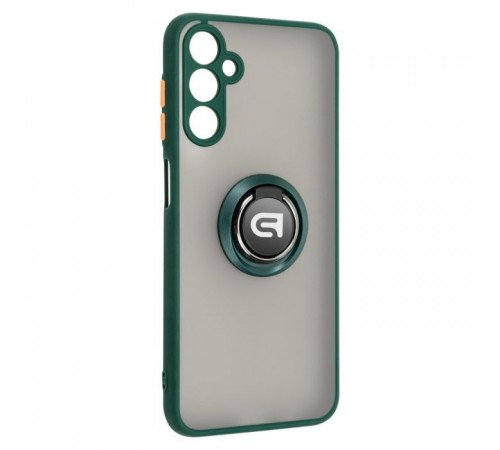 Чохол до мобільного телефона Armorstandart Frosted Matte Ring Samsung M14 5G (M146) Dark Green (ARM68363) Чохол до мобільного телефона Armorstandart Frosted Matte Ring Samsung M14 5G (M146) Dark Green (ARM68363)