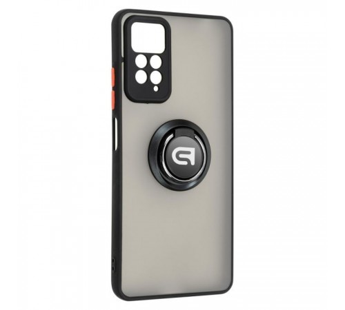 Чохол до мобільного телефона Armorstandart Frosted Matte Ring Xiaomi Redmi Note 12 Pro 4G Black (ARM68382)