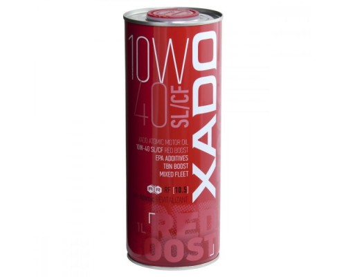 Моторное масло Xado 10W-40 SL/CF, Red Boost 1 л (XA 26144) Моторное масло Xado 10W-40 SL/CF, Red Boost 1 л (XA 26144)