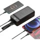 Батарея универсальная XO 50000mAh, PD/18W, QC3.0/22.5W, Flashlight, Input(Micro,Type-C,Lightning), Output(3*USB,Type-C) (XO-PR158/29211)