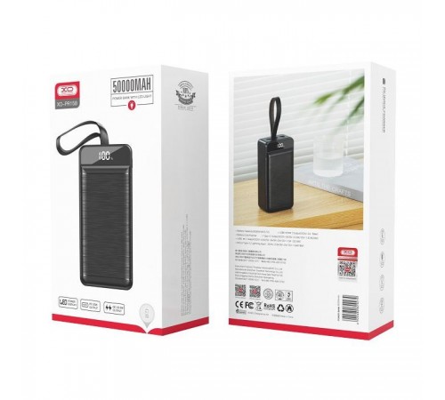 Батарея универсальная XO 50000mAh, PD/18W, QC3.0/22.5W, Flashlight, Input(Micro,Type-C,Lightning), Output(3*USB,Type-C) (XO-PR158/29211) Батарея универсальная XO 50000mAh, PD/18W, QC3.0/22.5W, Flashlight, Input(Micro,Type-C,Lightning), Output(3*USB,Type-C) (XO-PR158/29211)