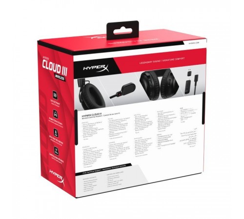 Наушники HyperX Cloud III Wireless Black (77Z45AA) Наушники HyperX Cloud III Wireless Black (77Z45AA)