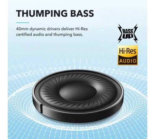 Наушники Anker SoundCore Q20i Black (A3004G11) Наушники Anker SoundCore Q20i Black (A3004G11)
