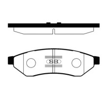 Тормозные колодки HI-Q SP1252