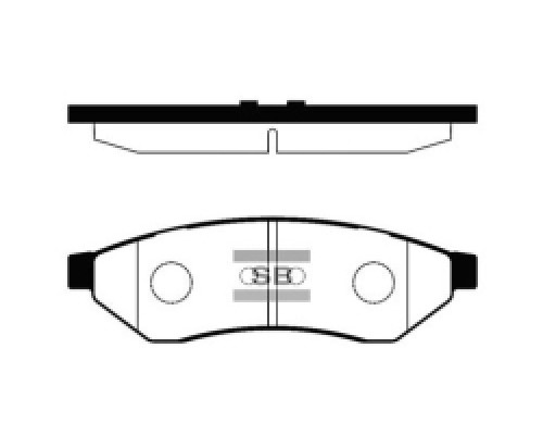 Тормозные колодки HI-Q SP1252 Тормозные колодки HI-Q SP1252