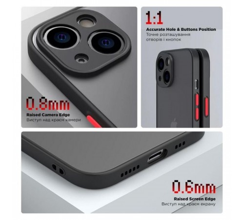 Чохол до мобільного телефона Armorstandart Frosted Matte OPPO A78 4G Black (ARM72406) Чохол до мобільного телефона Armorstandart Frosted Matte OPPO A78 4G Black (ARM72406)