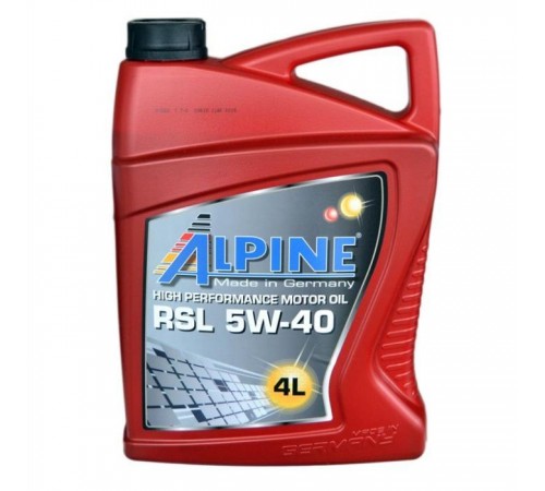 Моторное масло Alpine 5W-40 RSL 4л (0145-4) Моторное масло Alpine 5W-40 RSL 4л (0145-4)