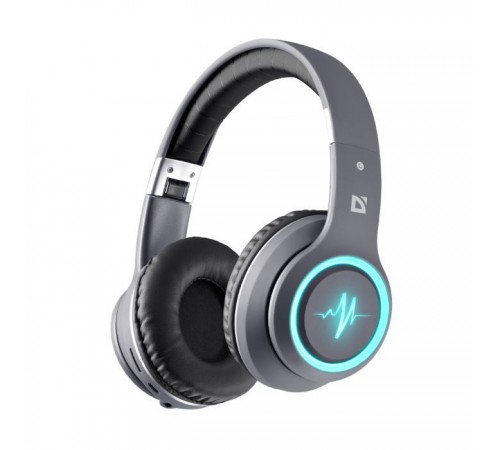 Наушники Defender FreeMotion B571 Bluetooth LED Gray (63571) Наушники Defender FreeMotion B571 Bluetooth LED Gray (63571)