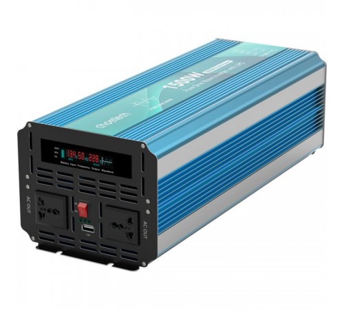 Автомобільний інвертор Choetech 12/220V 1500Вт, з функцією ДБЖ, чиста синусоїда (INV-C1500WUPS-EU) Автомобільний інвертор Choetech 12/220V 1500Вт, з функцією ДБЖ, чиста синусоїда (INV-C1500WUPS-EU)