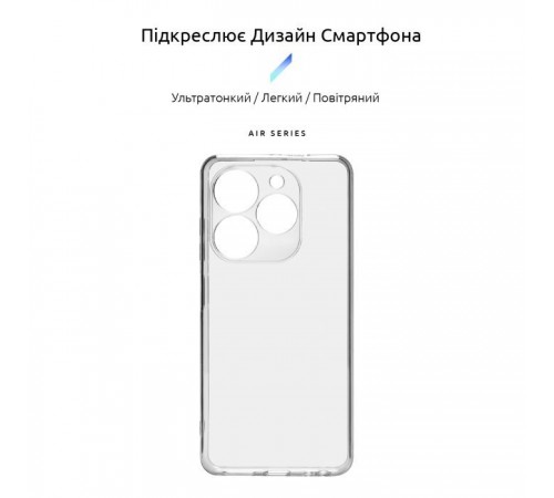 Чохол до мобільного телефона Armorstandart Air Tecno Spark Go 2024 (BG6) Camera cover Clear (ARM73593) Чохол до мобільного телефона Armorstandart Air Tecno Spark Go 2024 (BG6) Camera cover Clear (ARM73593)