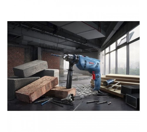 Дриль Bosch GSB 600, 600Вт, 1-10 мм, 3000 об/хв, 48000 уд/хв (0.601.1A0.320) Дриль Bosch GSB 600, 600Вт, 1-10 мм, 3000 об/хв, 48000 уд/хв (0.601.1A0.320)