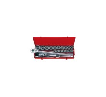 Набор инструментов KING TONY 3/4" дюймовых 12-гранных 23 шт. (6023SR)