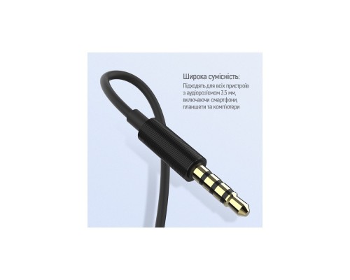 Наушники ColorWay Slim 3.5 mm Wired Earphone Blast 1 Black (CW-WD01BK) Наушники ColorWay Slim 3.5 mm Wired Earphone Blast 1 Black (CW-WD01BK)