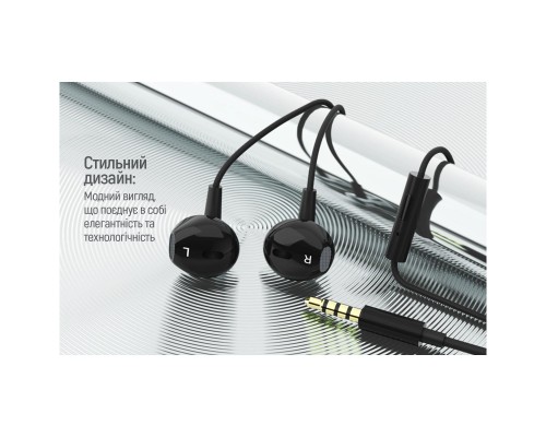 Наушники ColorWay Slim 3.5 mm Wired Earphone Blast 1 Black (CW-WD01BK) Наушники ColorWay Slim 3.5 mm Wired Earphone Blast 1 Black (CW-WD01BK)