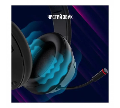 Навушники Lorgar Noah 500 Wireless Gaming Black (LRG-GHS500)