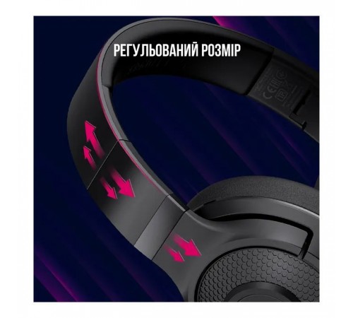 Навушники Lorgar Noah 500 Wireless Gaming Black (LRG-GHS500)
