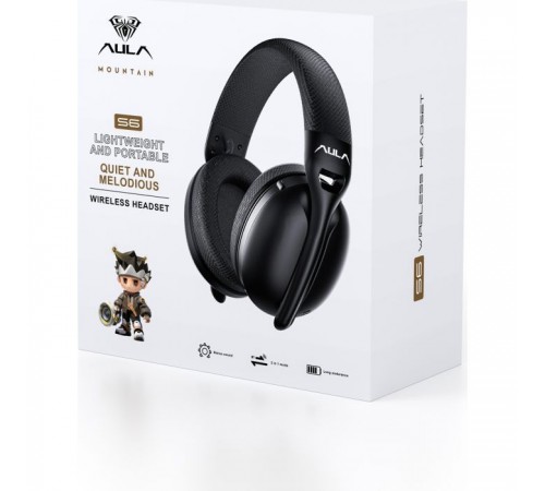 Наушники Aula S6 - 3 in 1 Wired/2.4G Wireless/Bluetooth Black (6948391235554) Наушники Aula S6 - 3 in 1 Wired/2.4G Wireless/Bluetooth Black (6948391235554)