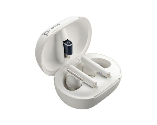 Навушники Poly TWS Voyager Free 60+ Earbuds + BT700C + TSCHC White (7Y8G6AA) Навушники Poly TWS Voyager Free 60+ Earbuds + BT700C + TSCHC White (7Y8G6AA)