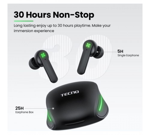Навушники Tecno G01 Black (4895180780899)