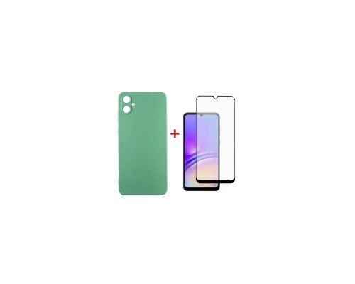 Чехол для мобильного телефона Dengos Kit для Samsung Galaxy A05 (A055) case + glass (Mint) (DG-KM-08)