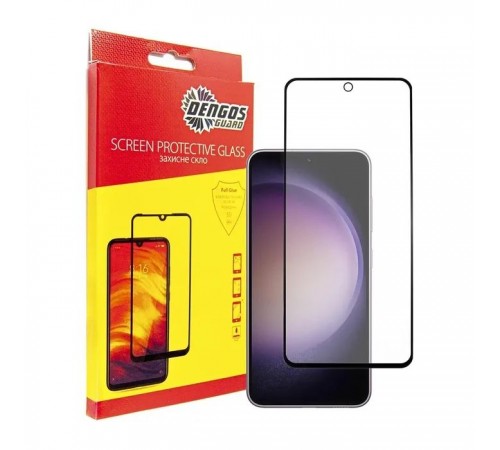 Чохол до мобільного телефона Dengos Kit for Samsung Galaxy S23 FE case + glass (Purple) (DG-KM-12)