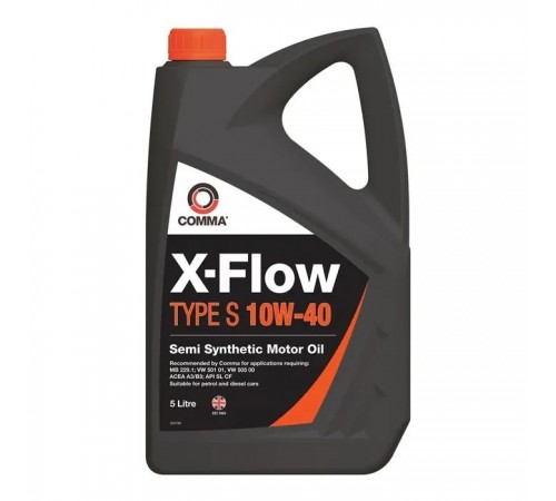 Моторна олива Comma X-FLOW TYPE S 10W-40-5л (XFS5L) Моторна олива Comma X-FLOW TYPE S 10W-40-5л (XFS5L)