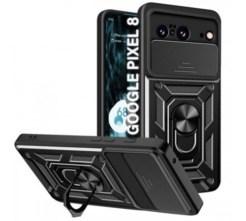 Чохол до мобільного телефона BeCover Military Google Pixel 8 Black (710663) Чохол до мобільного телефона BeCover Military Google Pixel 8 Black (710663)