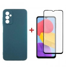 Чохол до мобільного телефона Dengos Samsung Galaxy M13 Case + Glass (Green) (DG-KM-73)