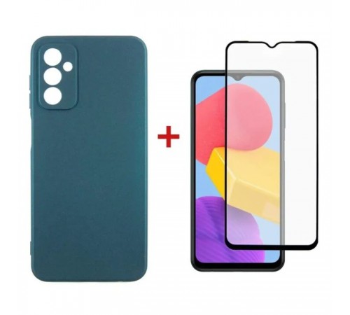 Чохол до мобільного телефона Dengos Samsung Galaxy M13 Case + Glass (Green) (DG-KM-73) Чохол до мобільного телефона Dengos Samsung Galaxy M13 Case + Glass (Green) (DG-KM-73)