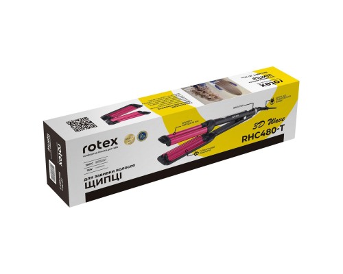 Плойка Rotex RHC480-T 3D Wave Плойка Rotex RHC480-T 3D Wave