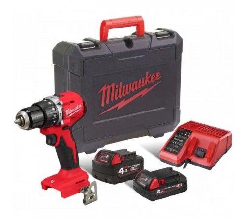 Шуруповерт Milwaukee ударний М18 BLPDRC-422С, 60Нм, 2Ah+4Ah, кейс (4933492825) Шуруповерт Milwaukee ударний М18 BLPDRC-422С, 60Нм, 2Ah+4Ah, кейс (4933492825)