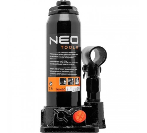 Домкрат Neo Tools гідравлічний пляшковий 2т, 181-345мм (10-450) Домкрат Neo Tools гідравлічний пляшковий 2т, 181-345мм (10-450)