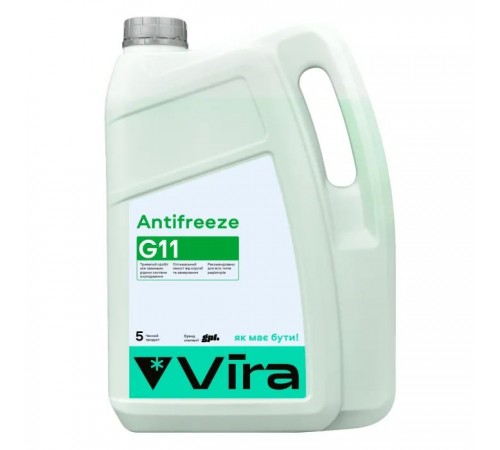 Антифриз VIRA -40 °C G11 зеленый 5 кг (VI0031)