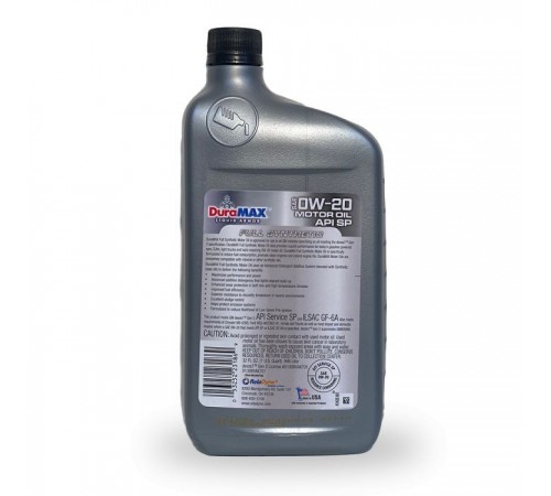 Моторна олива DuraMAX 0W20 DEXOS G2 SYN, 0,946 л Моторна олива DuraMAX 0W20 DEXOS G2 SYN, 0,946 л
