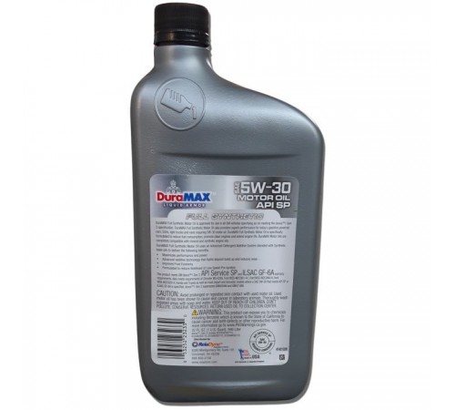 Моторна олива DuraMAX 5W30 FULL SYNTHETIC, 0,946 л Моторна олива DuraMAX 5W30 FULL SYNTHETIC, 0,946 л