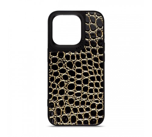 Чехол для мобильного телефона Harder Crocosaur Apple iPhone 14 Pro Black (ARM76719) Чехол для мобильного телефона Harder Crocosaur Apple iPhone 14 Pro Black (ARM76719)
