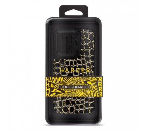 Чехол для мобильного телефона Harder Crocosaur Apple iPhone 14 Pro Black (ARM76719) Чехол для мобильного телефона Harder Crocosaur Apple iPhone 14 Pro Black (ARM76719)