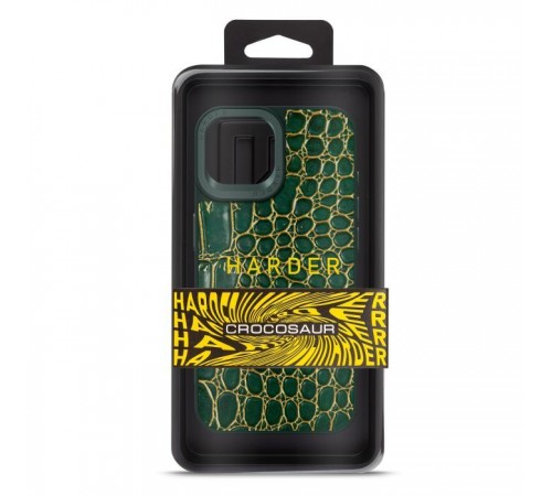 Чехол для мобильного телефона Harder Crocosaur Apple iPhone 15 Green (ARM76696) Чехол для мобильного телефона Harder Crocosaur Apple iPhone 15 Green (ARM76696)