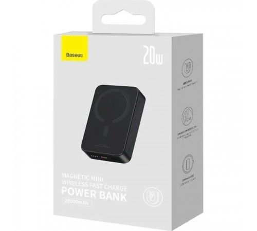 Батарея универсальная Baseus Magnetic Mini 20000mAh 20W, Black (P10022102112-01/PPCXM20) Батарея универсальная Baseus Magnetic Mini 20000mAh 20W, Black (P10022102112-01/PPCXM20)