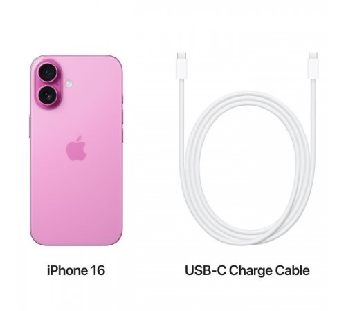 Мобильный телефон Apple iPhone 16 128GB Pink (MYEA3) Мобильный телефон Apple iPhone 16 128GB Pink (MYEA3)