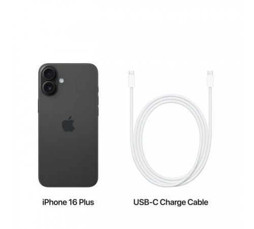 Мобильный телефон Apple iPhone 16 Plus 128GB Black (MXVU3) Мобильный телефон Apple iPhone 16 Plus 128GB Black (MXVU3)