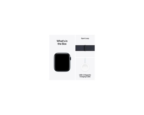 Смарт-годинник Apple Watch SE 2024 GPS 40mm Midnight Aluminium Case with Ink Sport Loop (MXEA3QH/A)