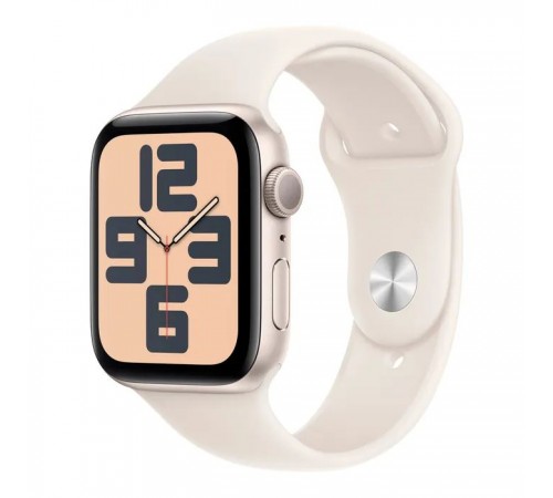 Смарт-часы Apple Watch SE 2024 GPS 44mm Starlight Aluminium Case with Starlight Sport Band - M/L (MXEV3QH/A) Смарт-часы Apple Watch SE 2024 GPS 44mm Starlight Aluminium Case with Starlight Sport Band - M/L (MXEV3QH/A)