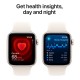 Смарт-часы Apple Watch SE 2024 GPS 44mm Starlight Aluminium Case with Starlight Sport Band - M/L (MXEV3QH/A)