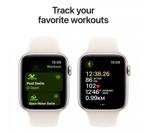 Смарт-часы Apple Watch SE 2024 GPS 44mm Starlight Aluminium Case with Starlight Sport Band - M/L (MXEV3QH/A) Смарт-часы Apple Watch SE 2024 GPS 44mm Starlight Aluminium Case with Starlight Sport Band - M/L (MXEV3QH/A)