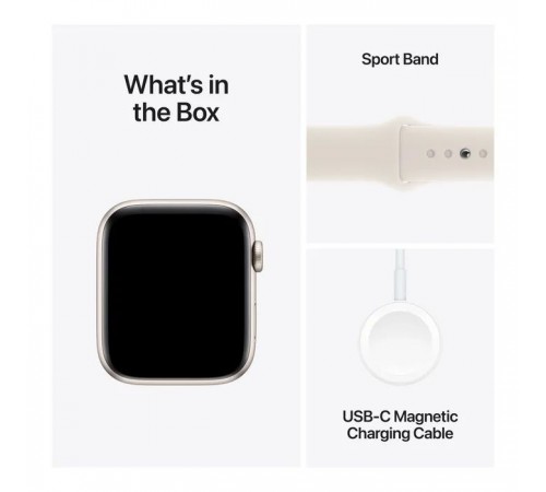 Смарт-часы Apple Watch SE 2024 GPS 44mm Starlight Aluminium Case with Starlight Sport Band - M/L (MXEV3QH/A) Смарт-часы Apple Watch SE 2024 GPS 44mm Starlight Aluminium Case with Starlight Sport Band - M/L (MXEV3QH/A)