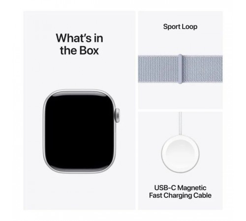 Смарт-годинник Apple Watch Series 10 GPS 42mm Silver Aluminium Case with Blue Cloud Sport Loop (MWWD3QH/A) Смарт-годинник Apple Watch Series 10 GPS 42mm Silver Aluminium Case with Blue Cloud Sport Loop (MWWD3QH/A)